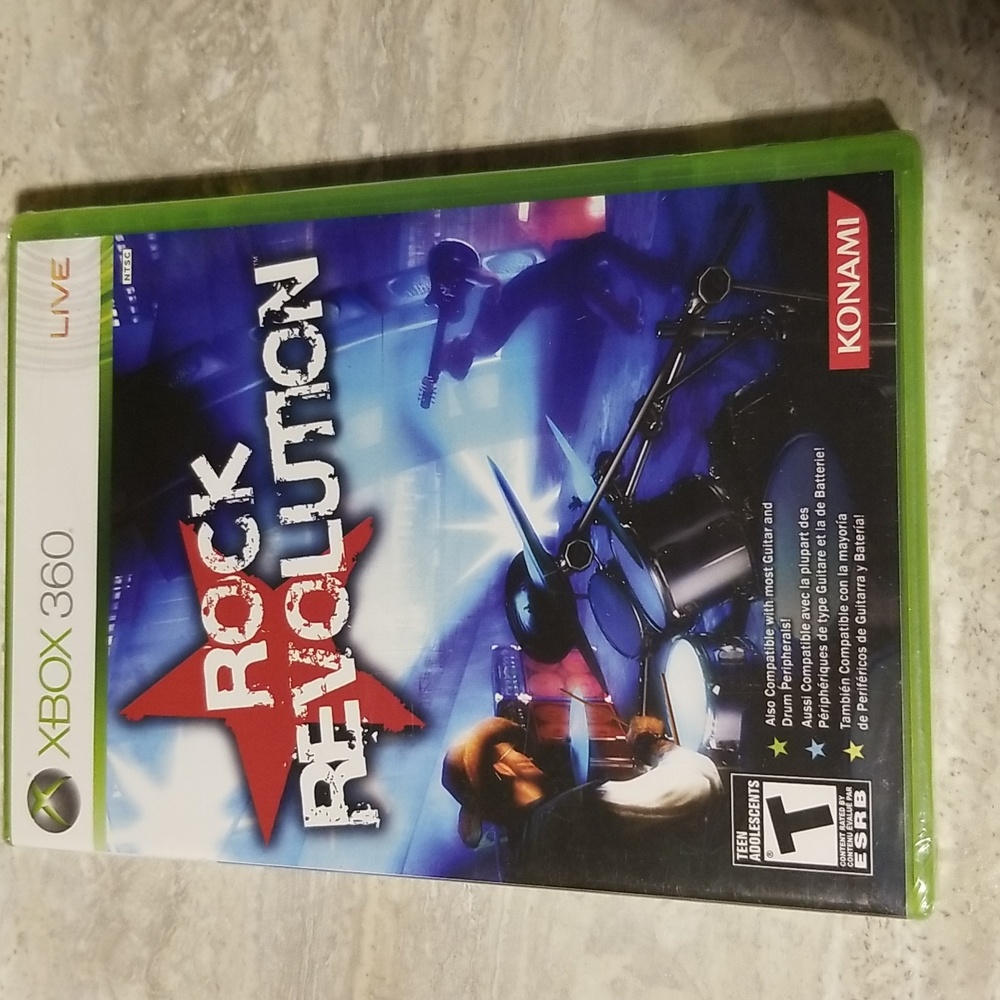 Sealed Xbox 360 Rock Revolution